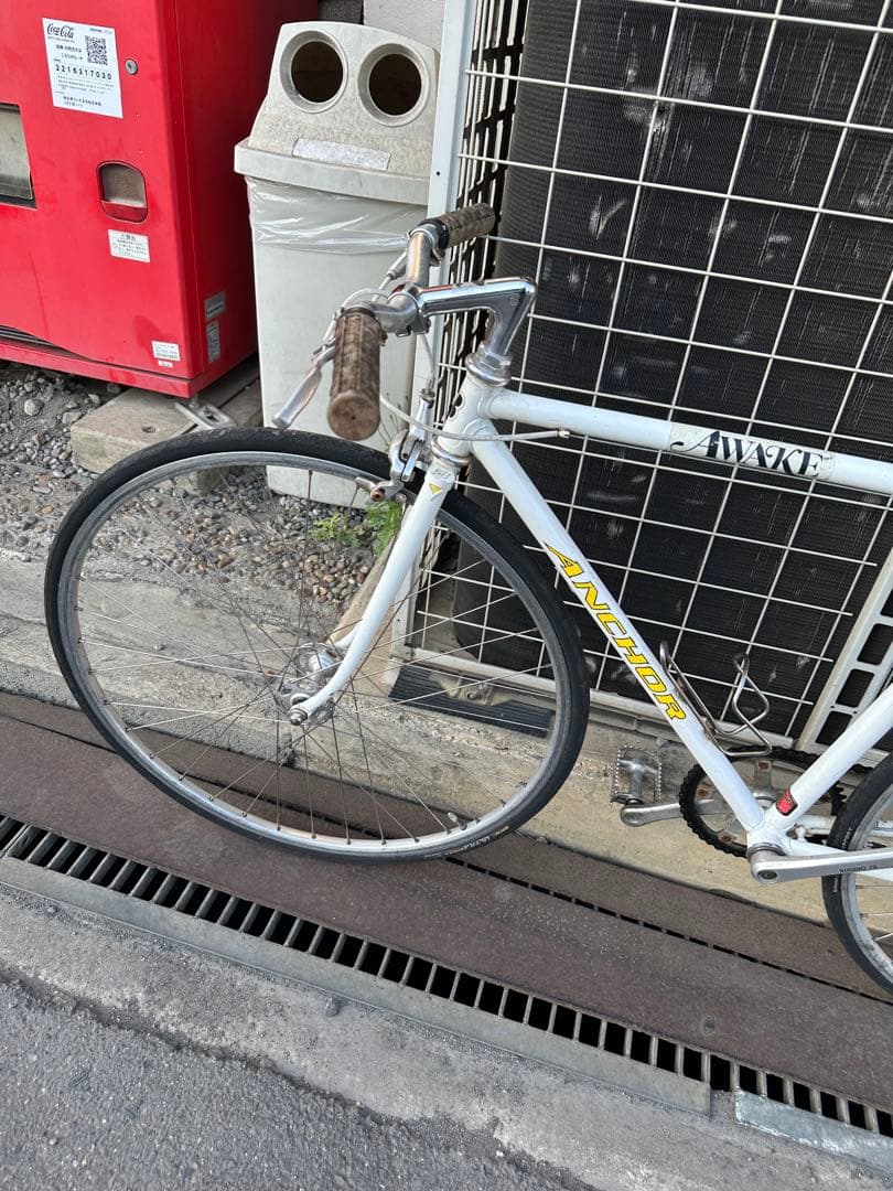 ANCHOR ロードバイクフレーム ホワイト