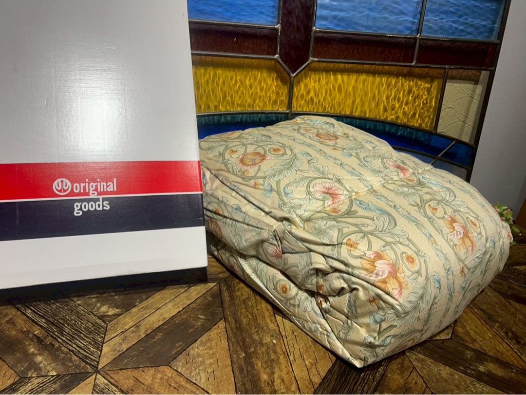 く*ち様 未使用 羽毛布団 ホワイトダウン ロマンス小杉 ダウン90% 寝具