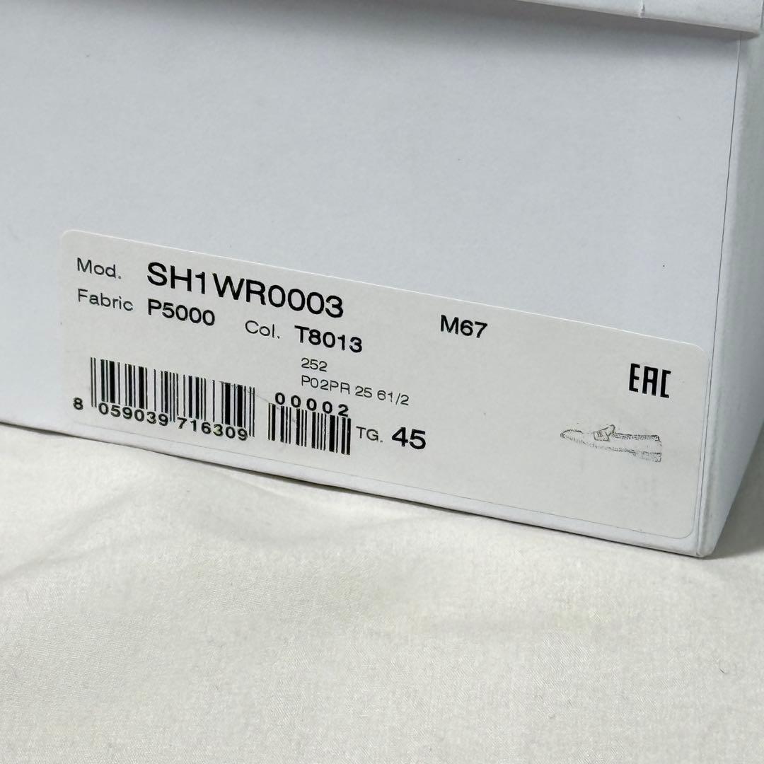 【定価14.6万】MM6 マルジェラ タビ モカシン シューズ ブラックEU45