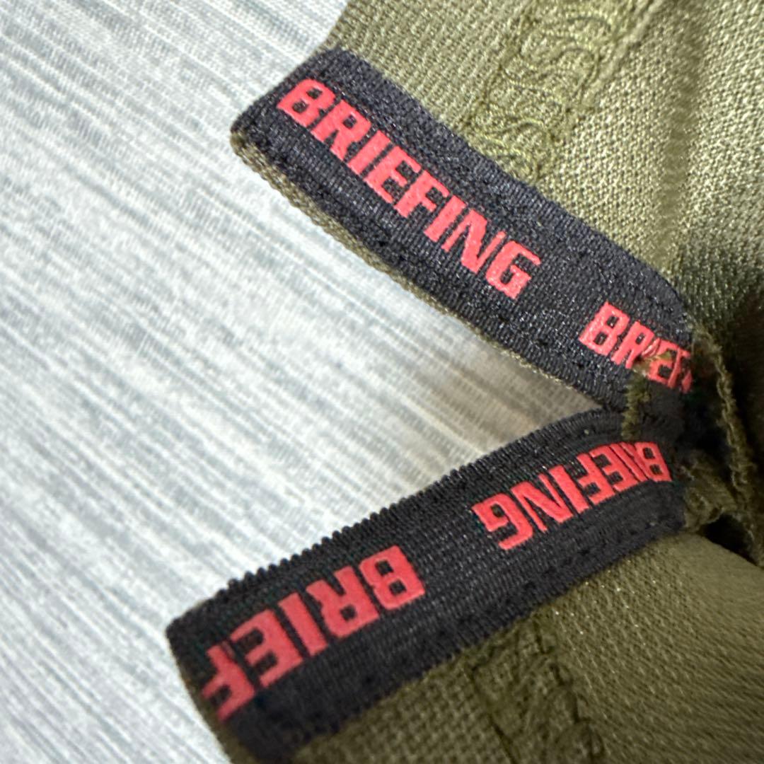 美品　BRIEFING ブリーフィング　長袖ポロシャツ