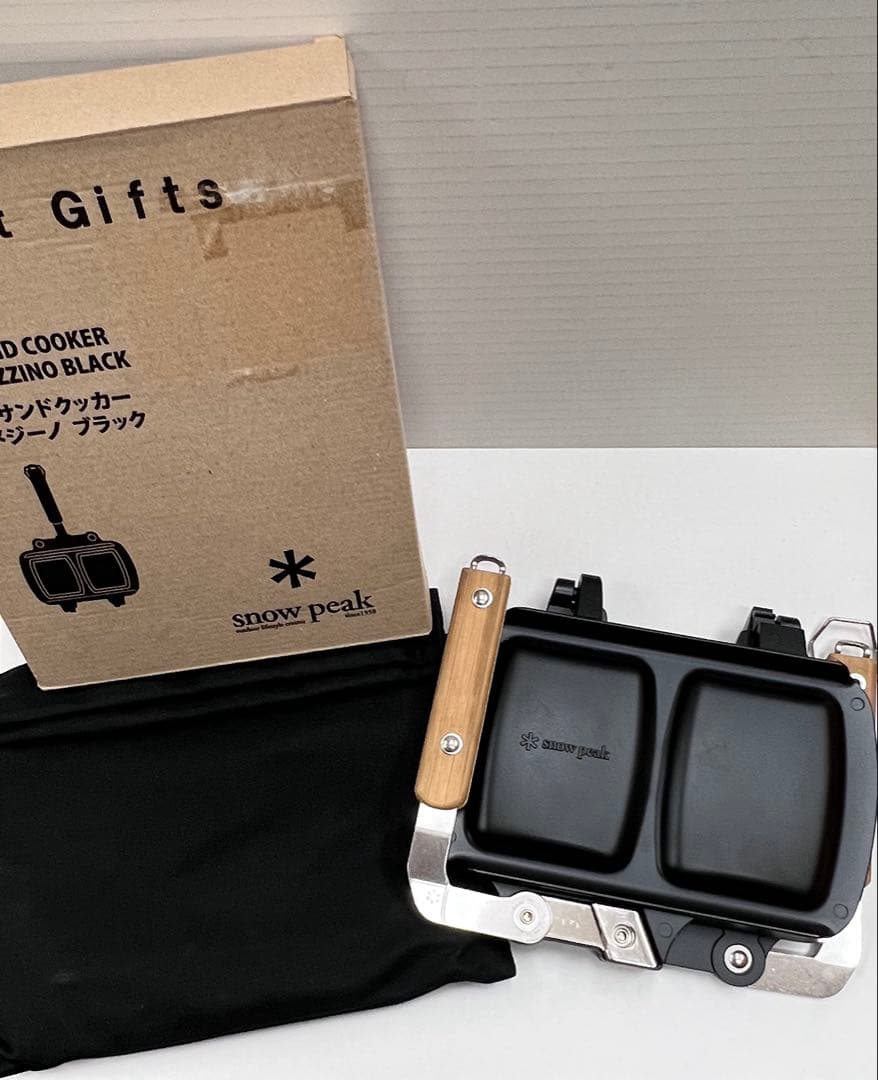 新品 peak トラメジーノ　ブラック　ホットサンドメーカー 非売品