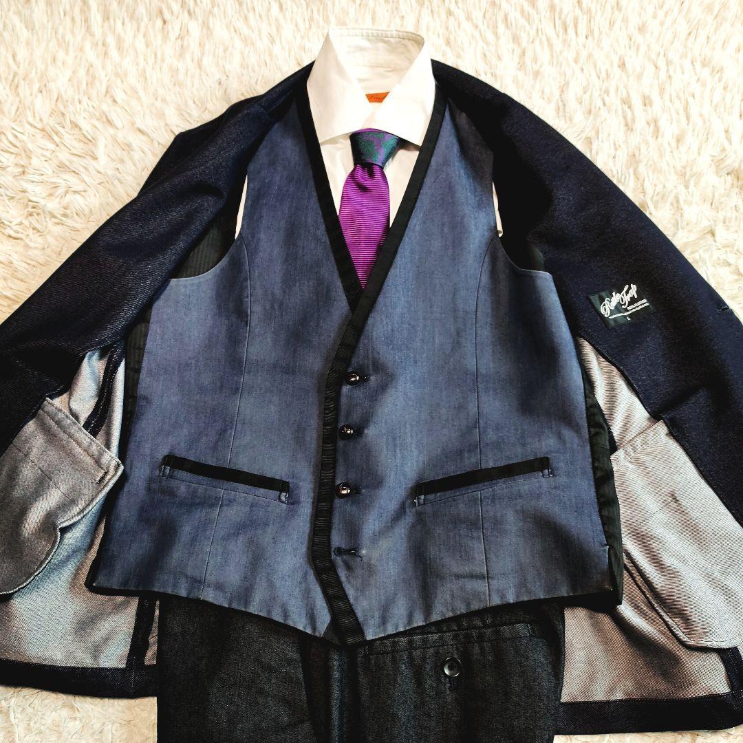 【専用】MEN'S BIGI デニム セットアップ スリーピース ジレ ベスト