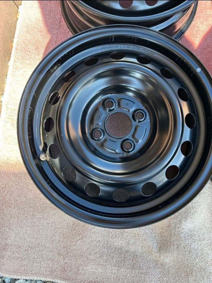 15インチ スチールホイール 4本セット