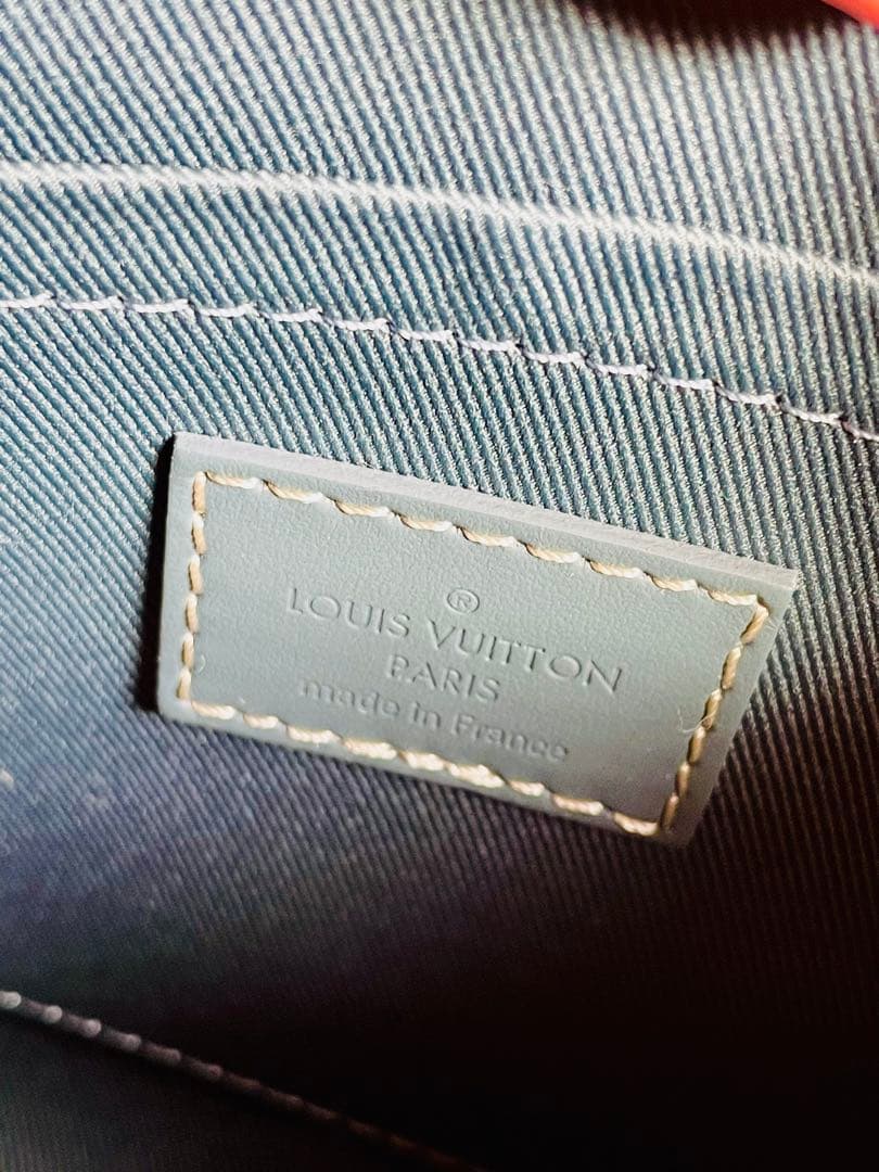 美品　ルイヴィトン　キーポル25 デニムモノグラム