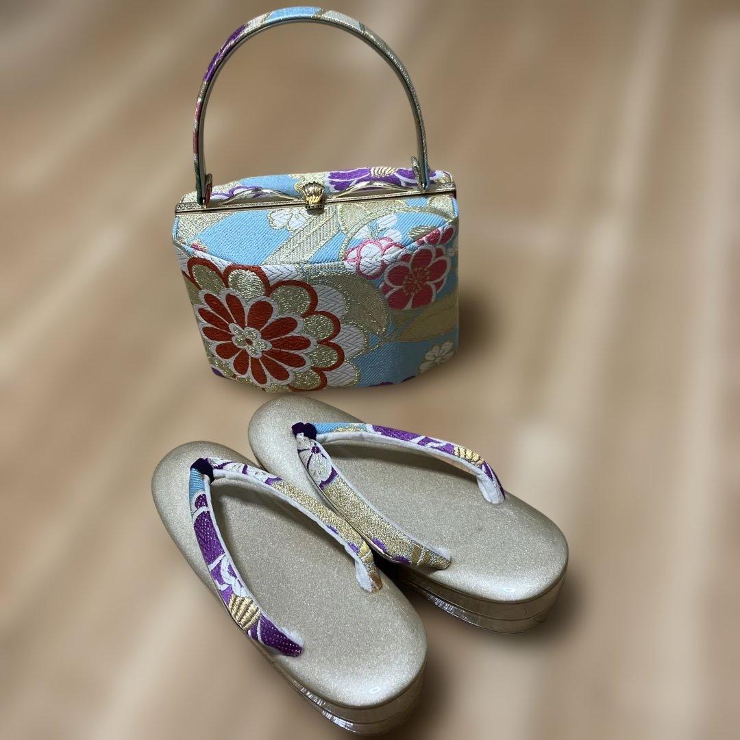 成人式　バッグ草履セット