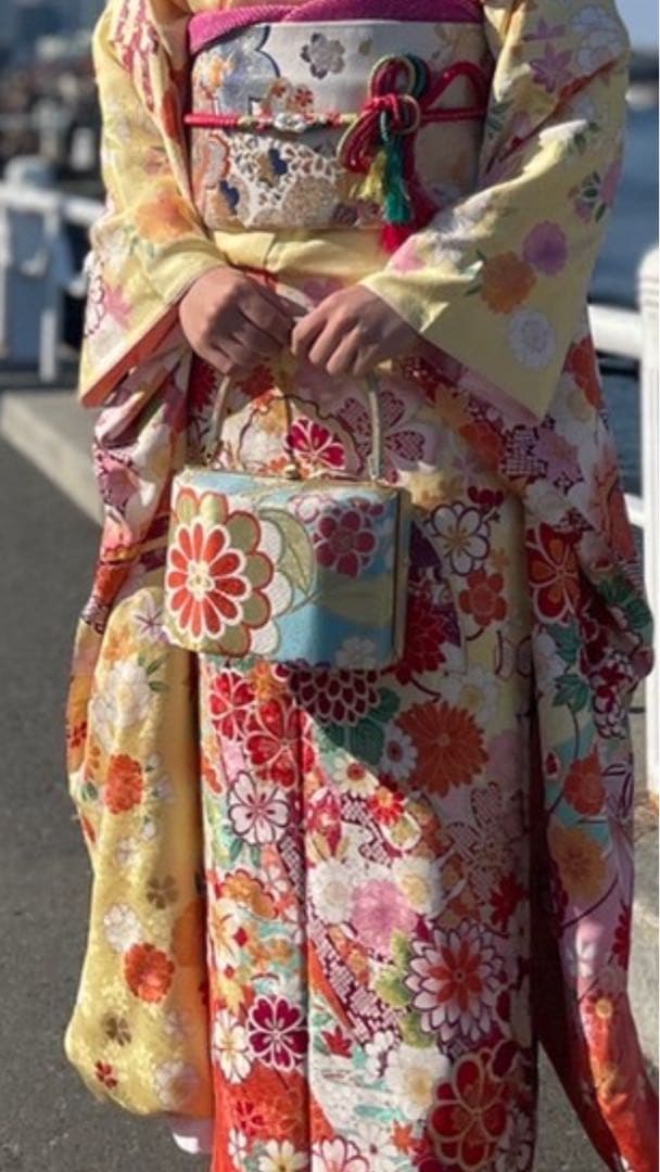 成人式　バッグ草履セット