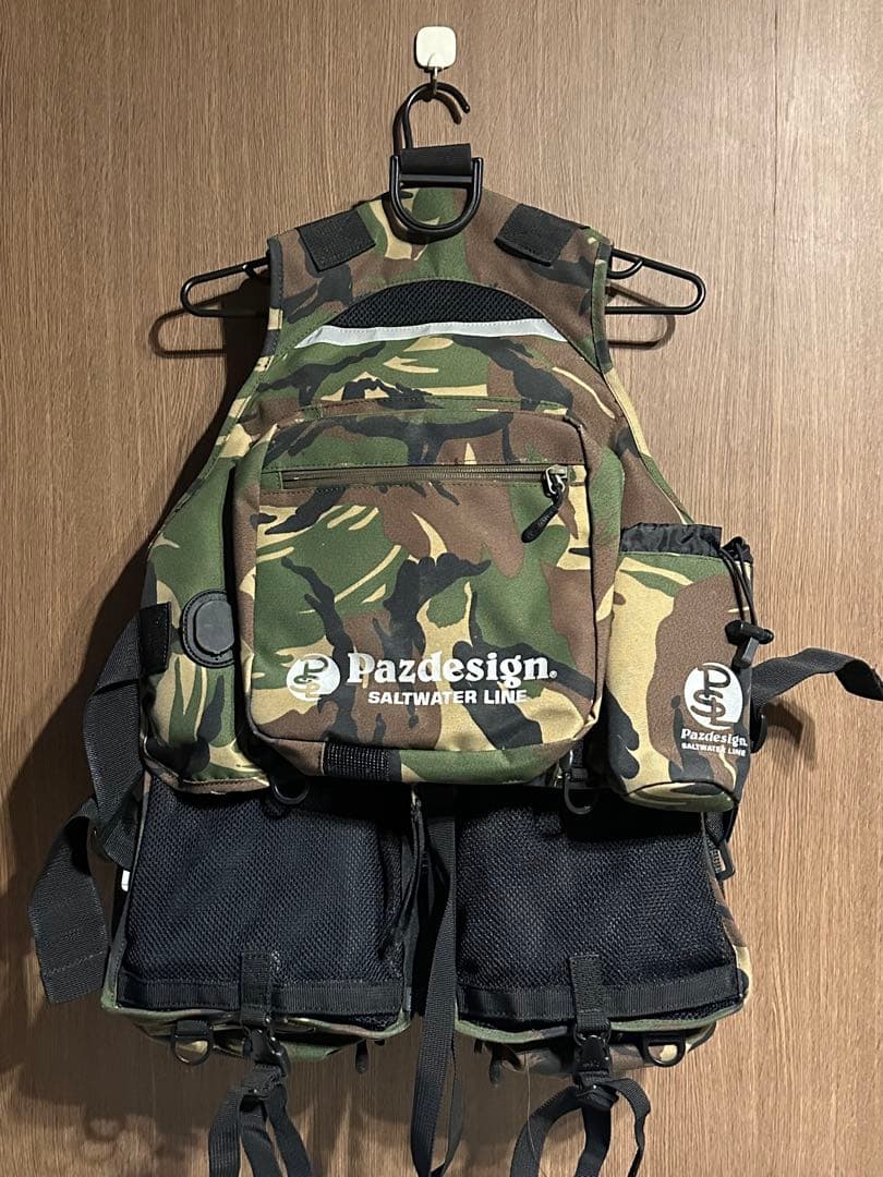 Pazdesign ウェーディングゲームベスト 迷彩