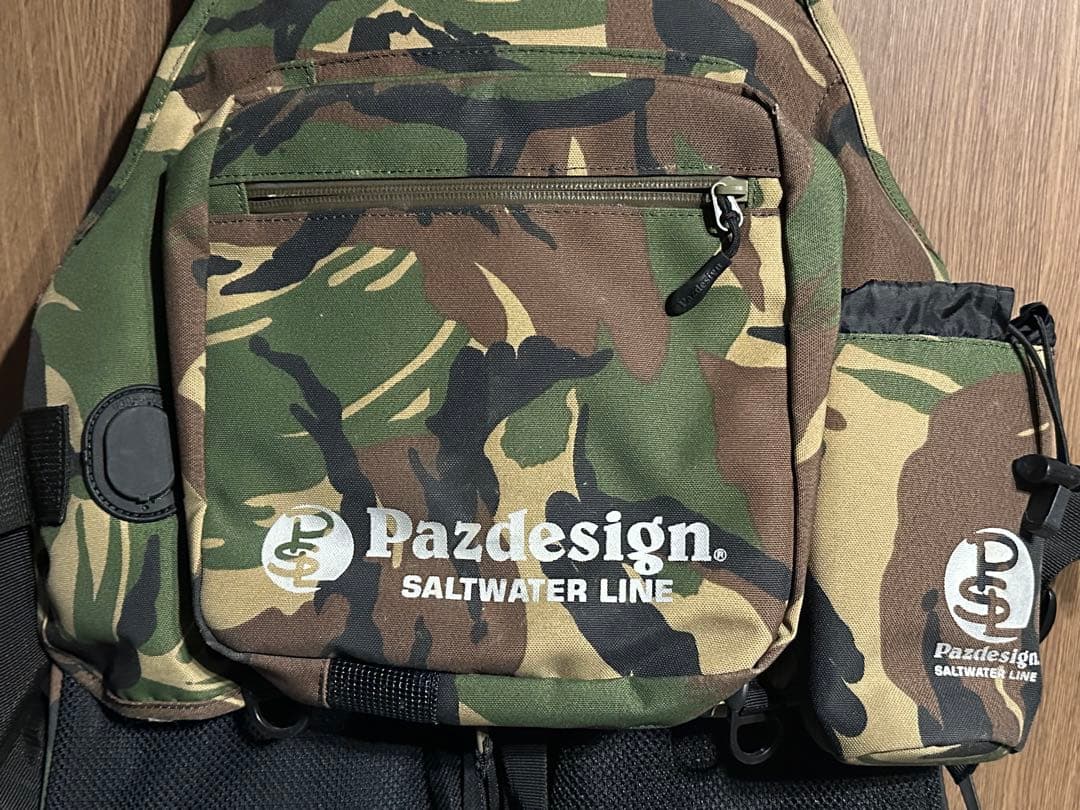 Pazdesign ウェーディングゲームベスト 迷彩