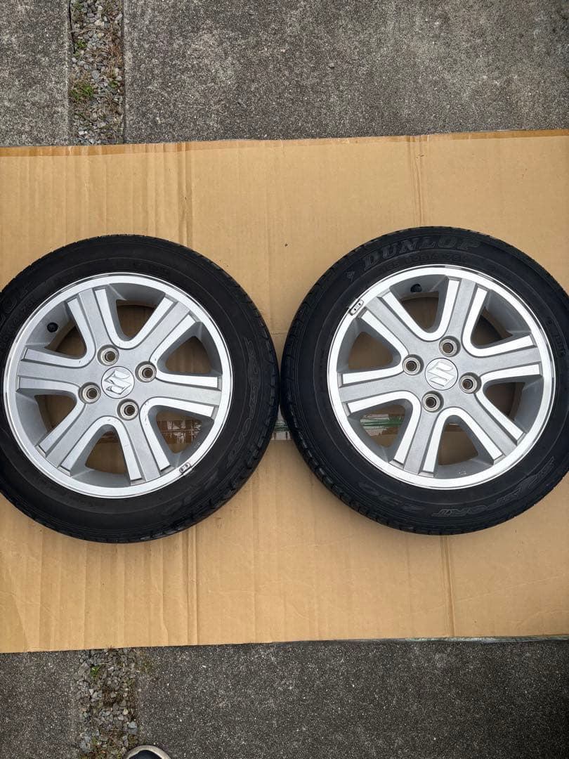 スズキ エブリィ純正アルミホイール タイヤ2本セット その1