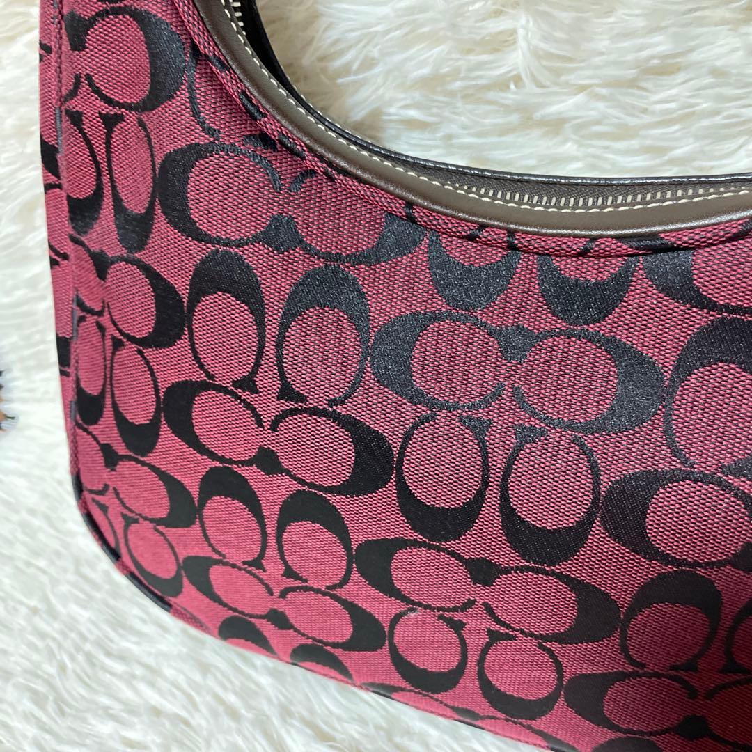 コーチ シグネチャー 柄 ホーボー Y2K ワンショルダー　6045