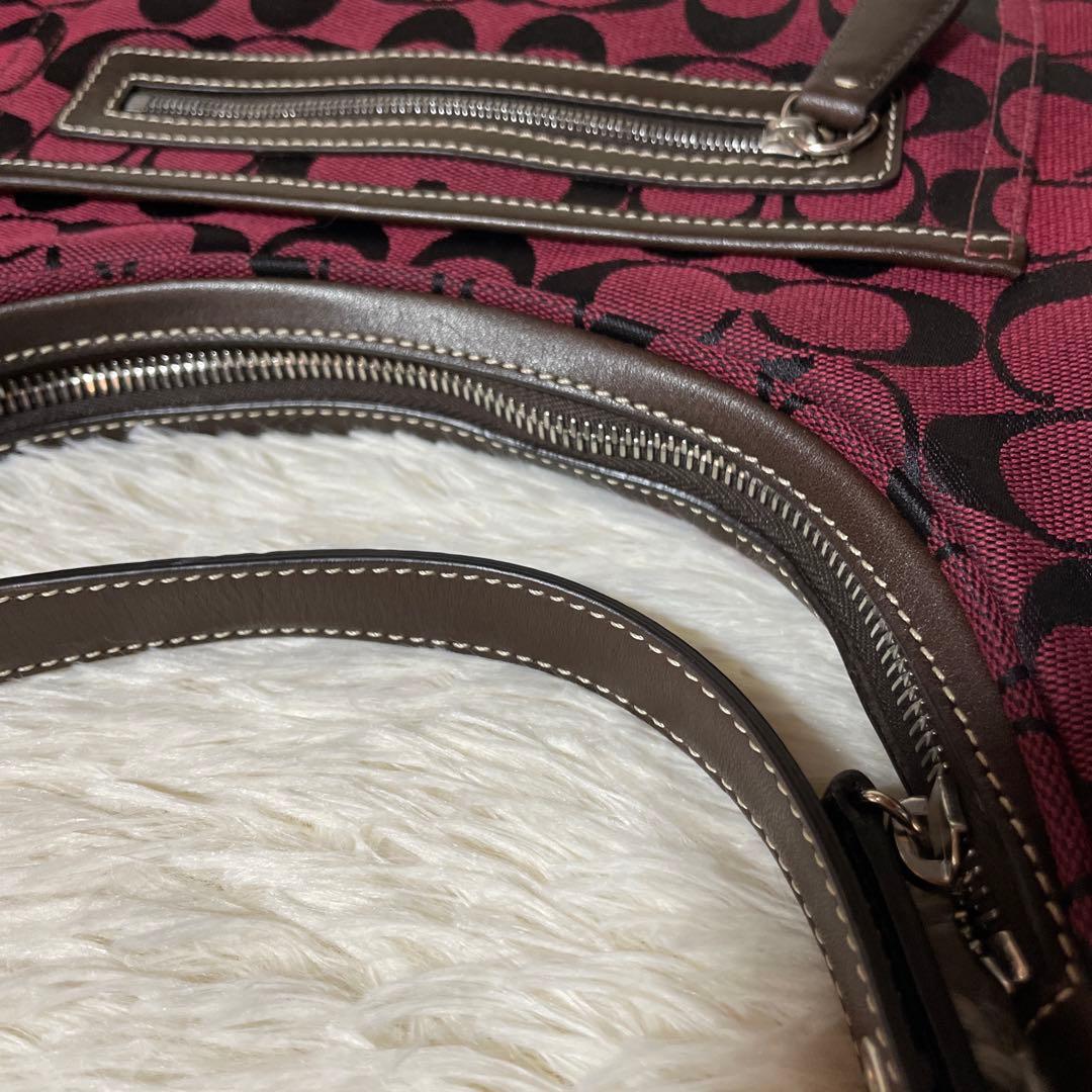 コーチ シグネチャー 柄 ホーボー Y2K ワンショルダー　6045