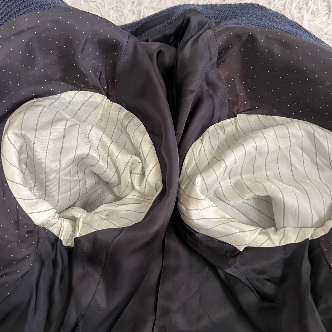 美品✨現行 ポールスミス ジャケット ニット アンコン ドット裏地 総裏 M