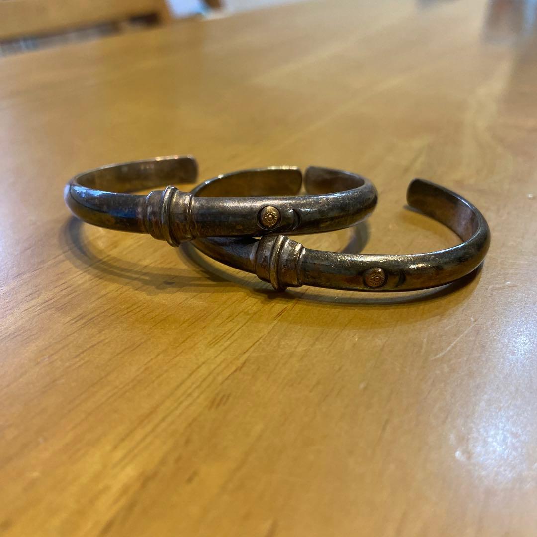 シルバー バングル 2点セット あるじゃん