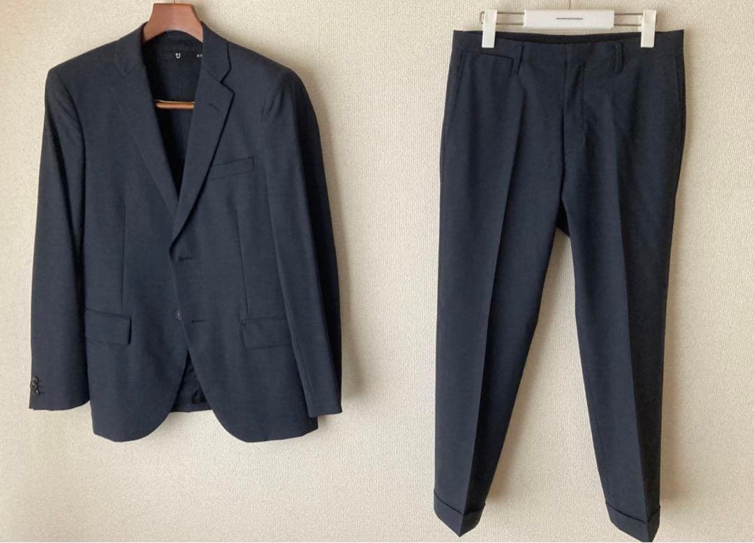 UNIQLO +J ユニクロ　初期スーツセットアップ　新品　ネイビー