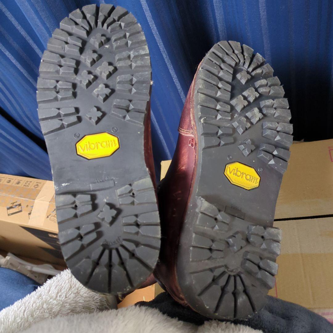 ガエルネ ブラウンブーツ　バイク用などに