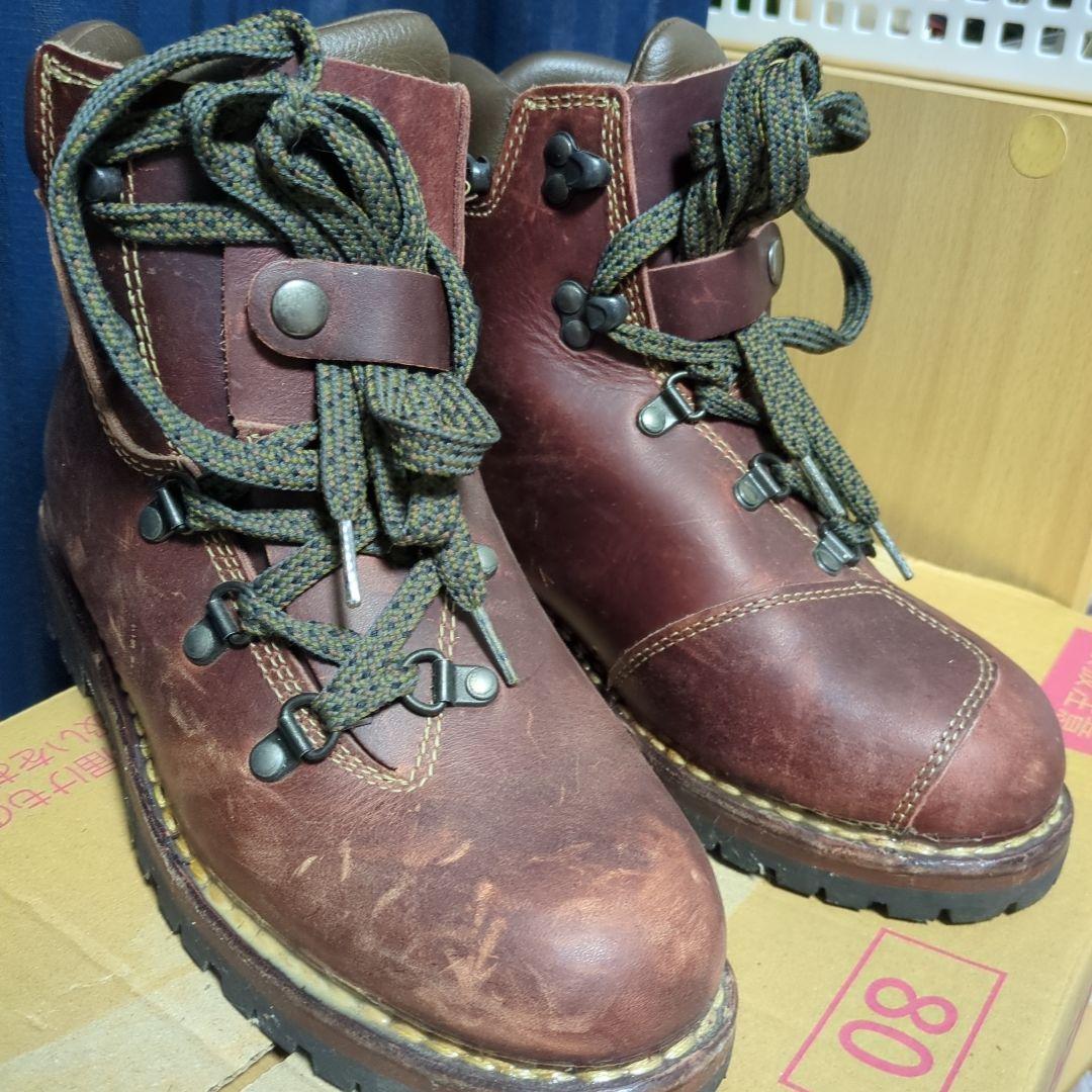 ガエルネ ブラウンブーツ　バイク用などに