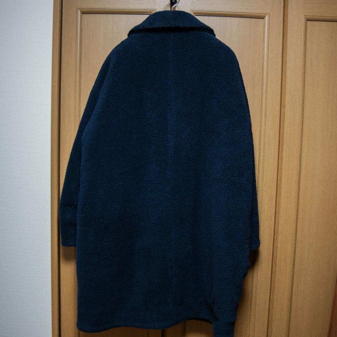 【未使用】NEIGHBORHOOD ボア チェスターコート ネイビー