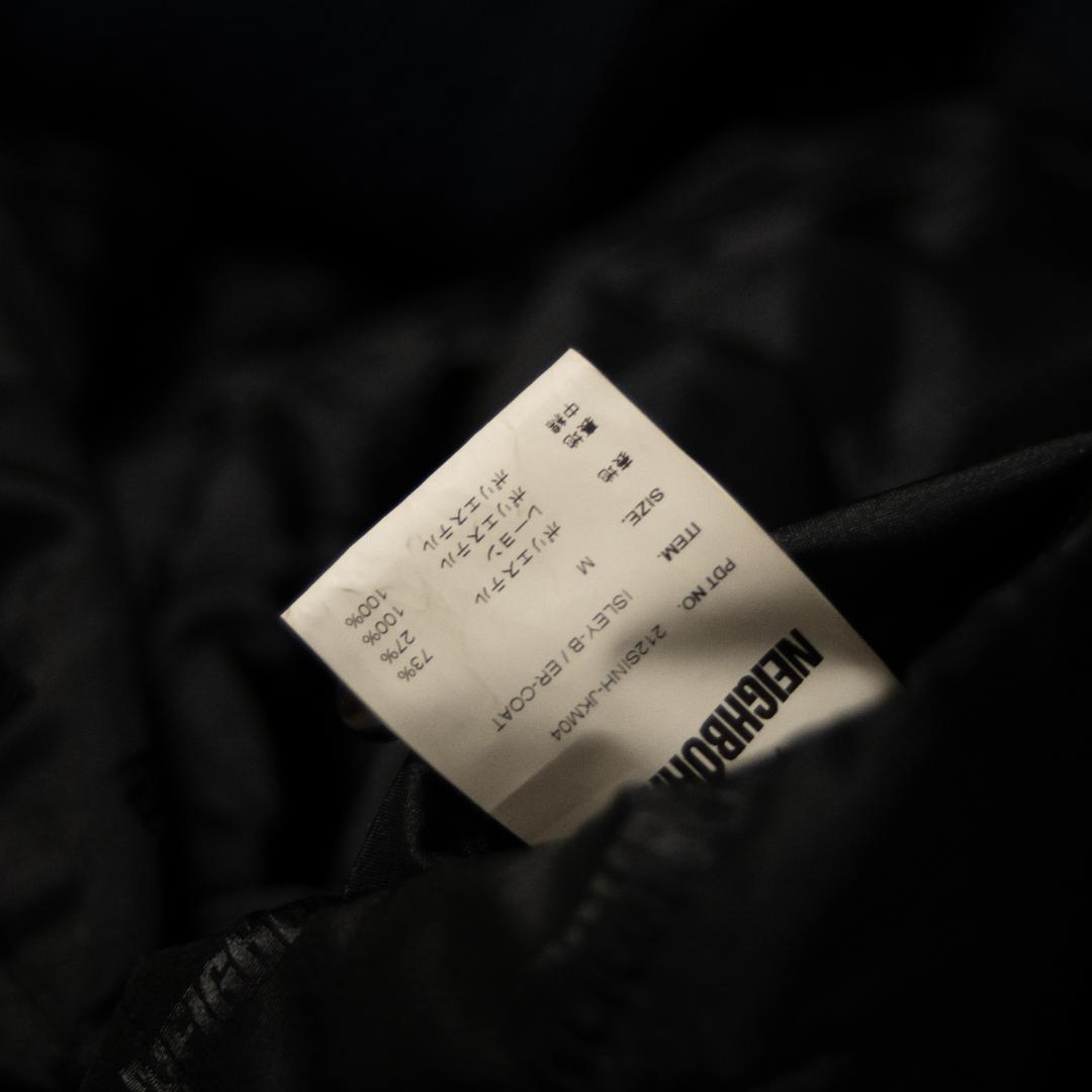 【未使用】NEIGHBORHOOD ボア チェスターコート ネイビー