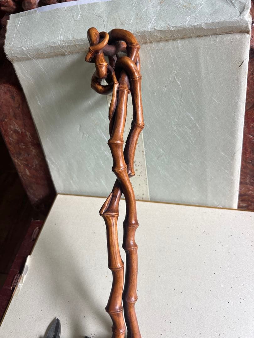 古美術 木如意 彫刻