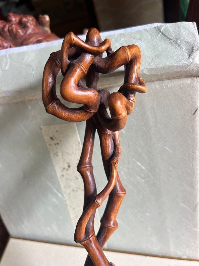 古美術 木如意 彫刻