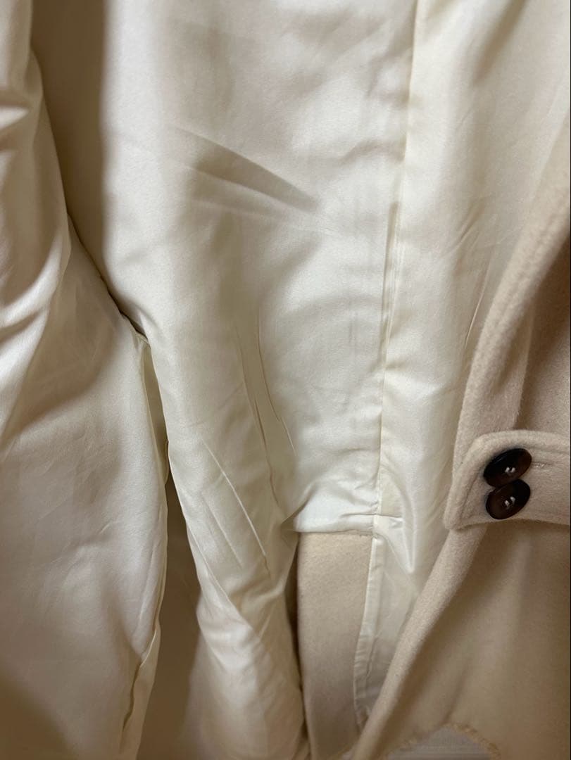 ジャケット・アウター eaphi BIG COLLAR HALF JACKET