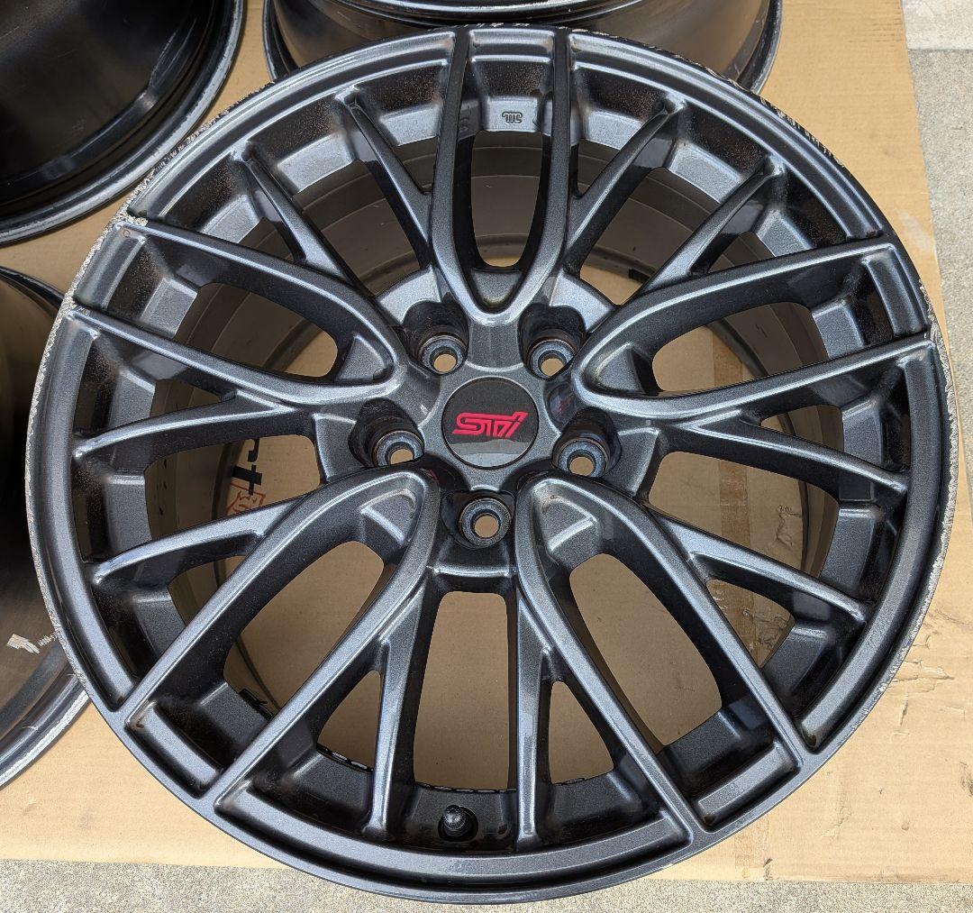 【送料込】STI 18インチ　純正ホイール 4本セット　WRX VAB