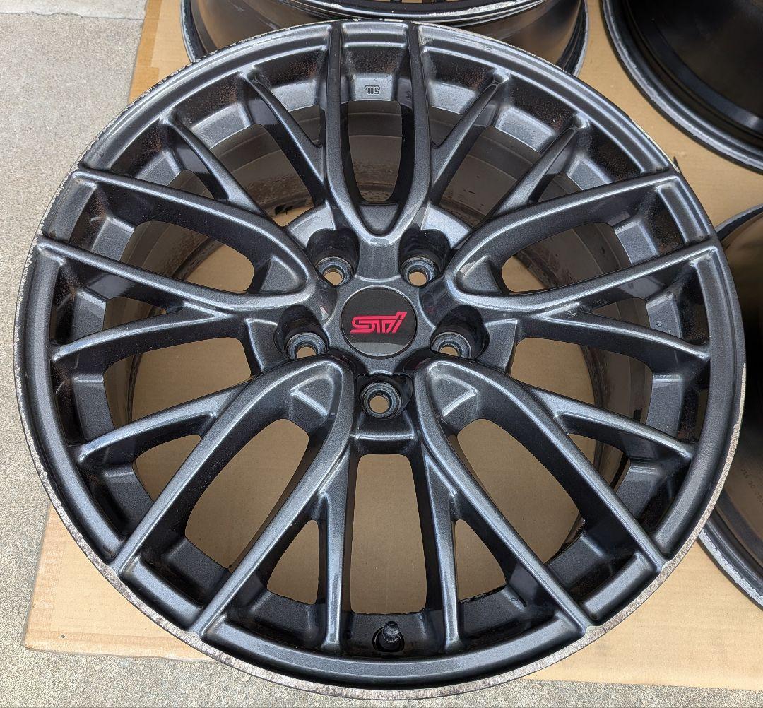【送料込】STI 18インチ　純正ホイール 4本セット　WRX VAB