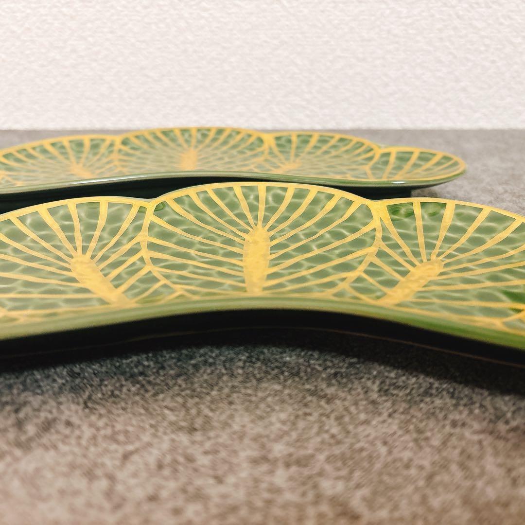 有田焼　幸楽窯　松葉形前菜皿　銘々皿　小皿　8点　1組限定セット