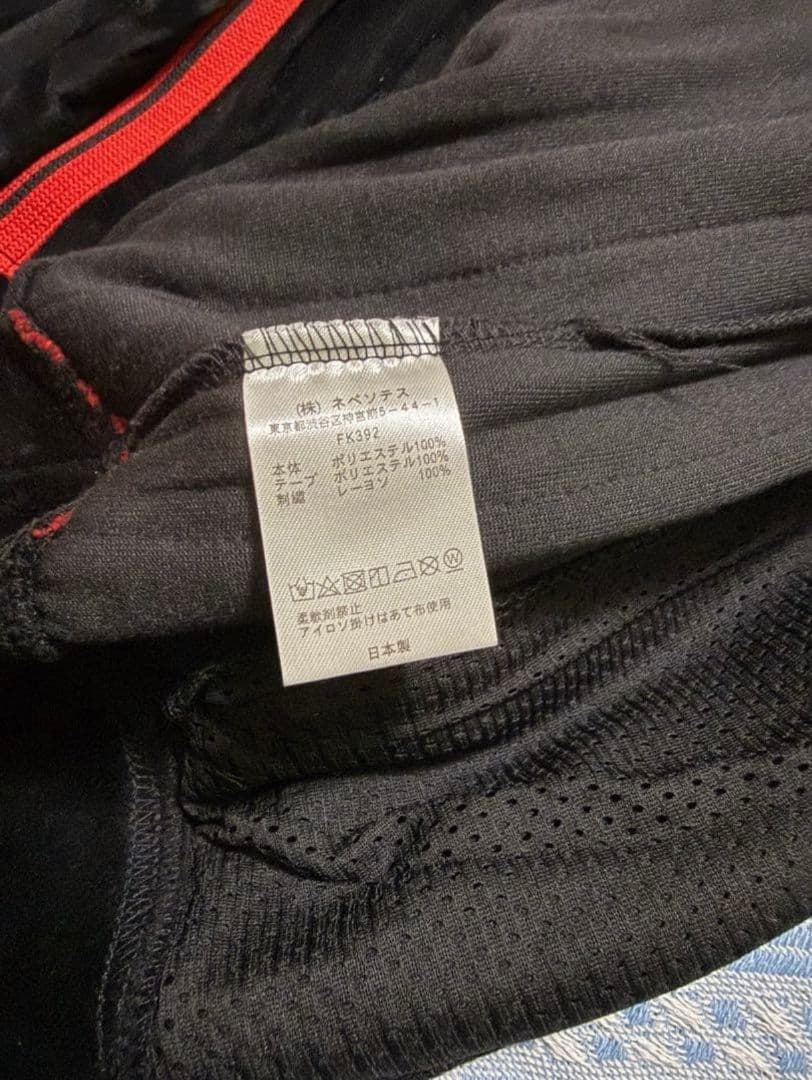 【希少】Needles ベロアジャージセット M ブラック/レッド