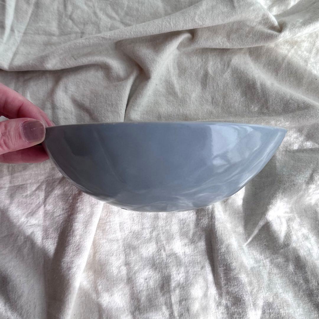 新品未使用！田中直純さんブルーグレーのプレートとボウルのセット