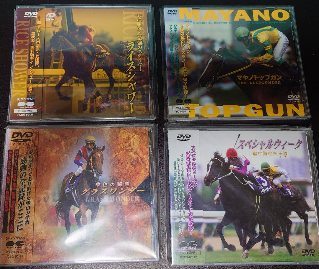競走馬 DVD まとめ売り　16枚