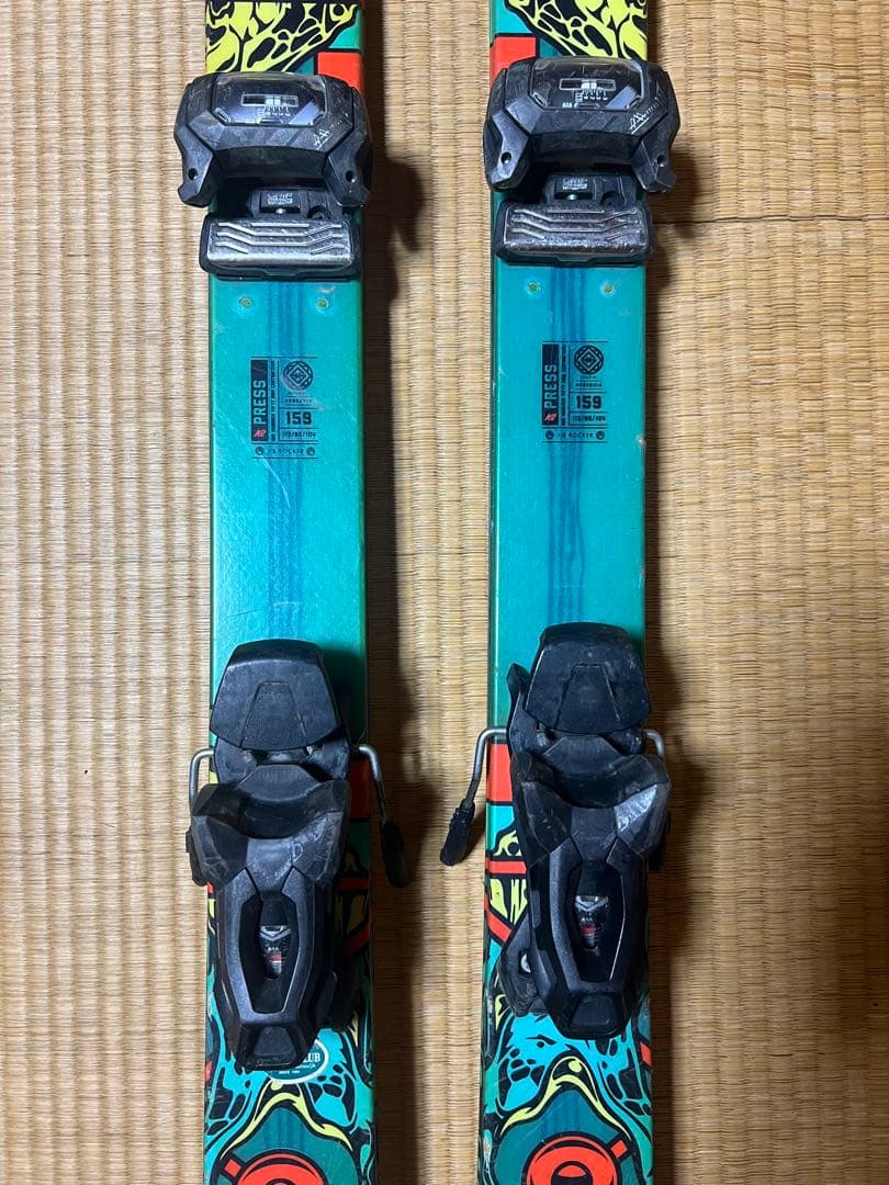 名機k2ケーツーPRESS＆TYROLIA ATTACK 11 GWフリースキー