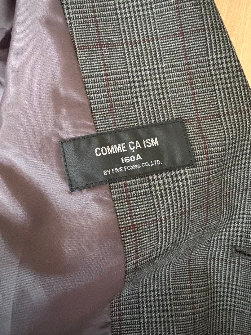 コムサイズム 160A 男子スーツセット ベストネクタイ4点 発表会卒業式