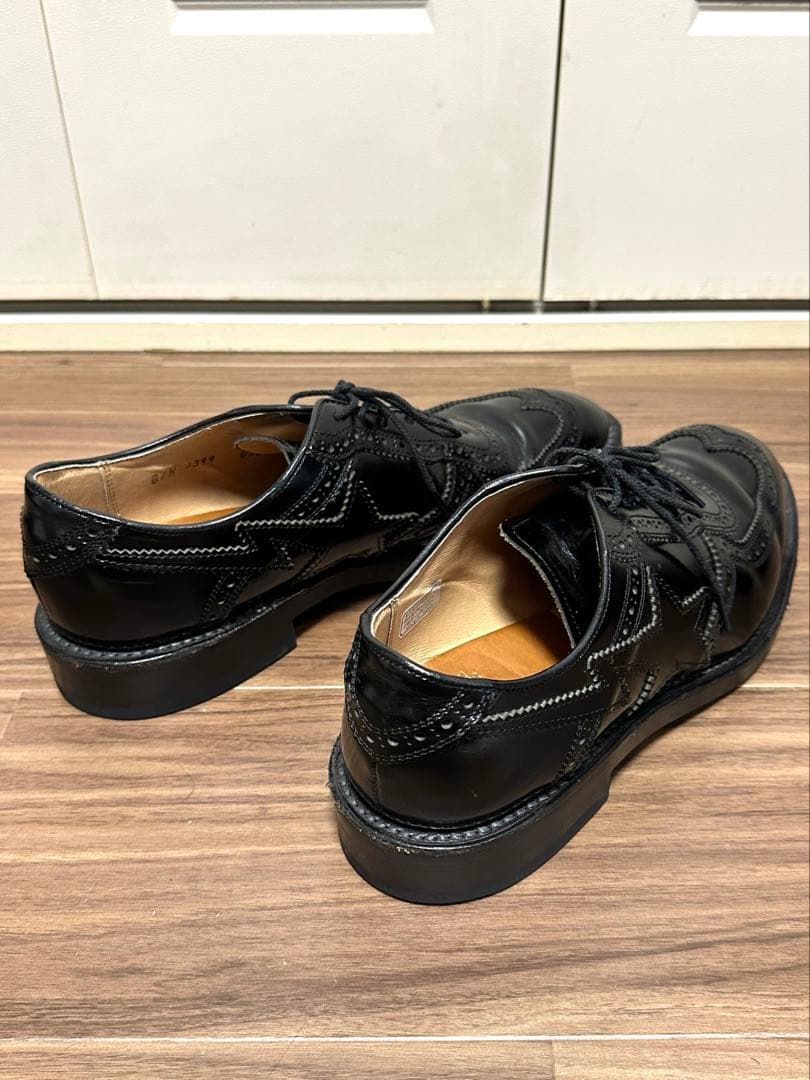 最終お値下げ！mr.bathing ape別注　REGALウイングチップシューズ