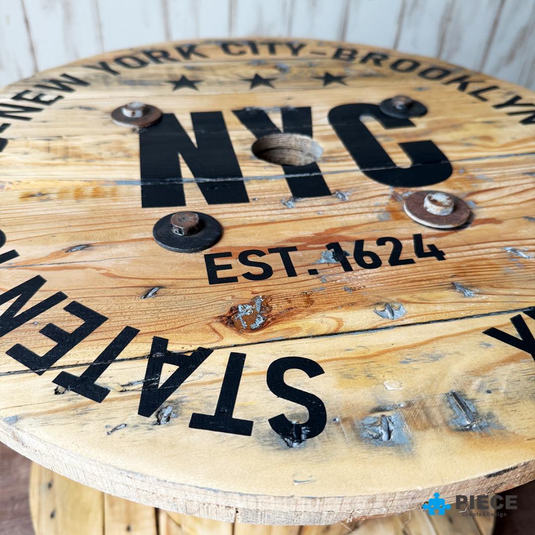 ケーブルドラム 電線ドラム テーブル アメリカン インテリア ガレージ NYC