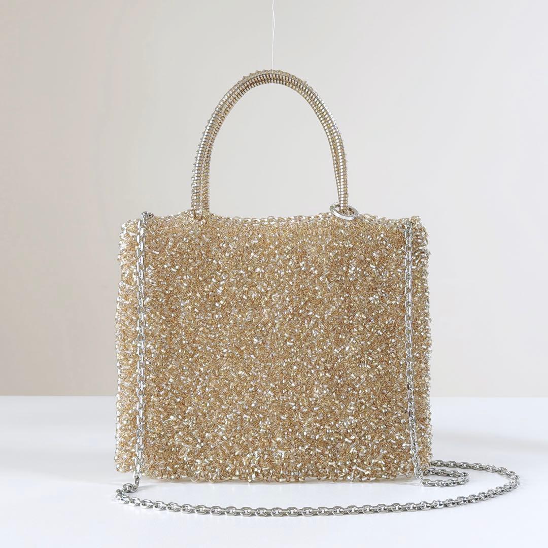 未使用　アンテプリマ　スタンダード　スクエア ミディアム　シルバーゴールド