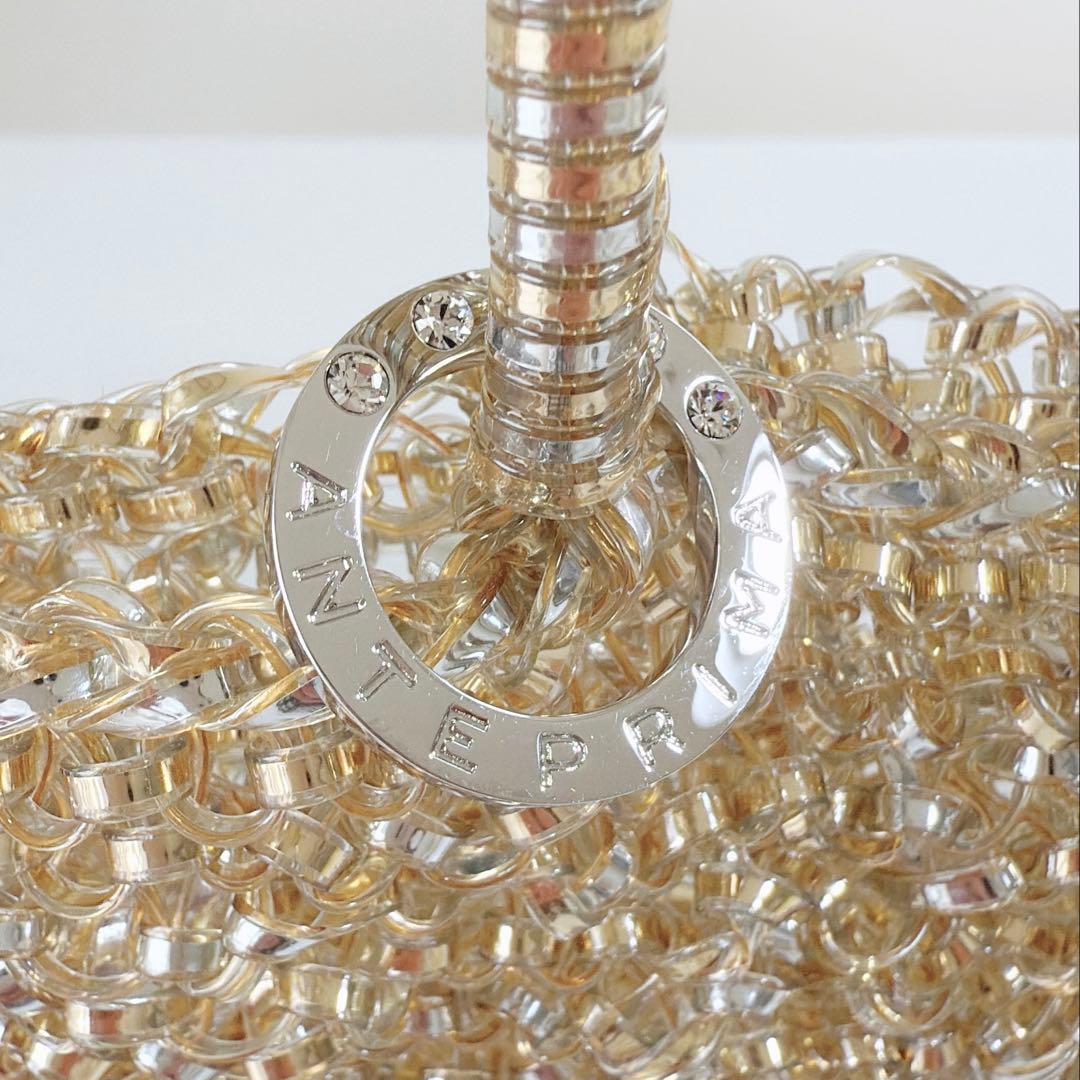 未使用　アンテプリマ　スタンダード　スクエア ミディアム　シルバーゴールド