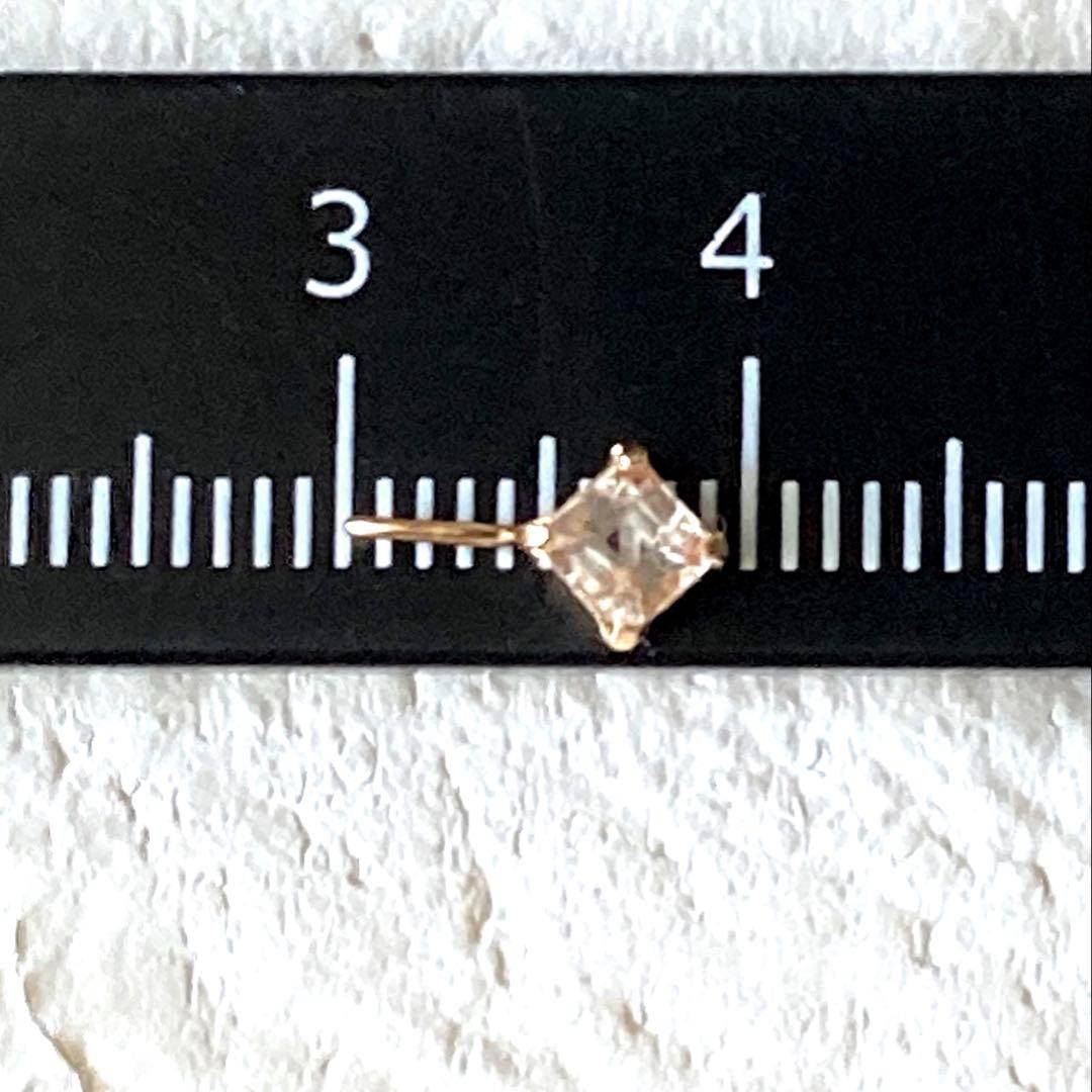 フェナカイト 10金 ペンダントトップ スクエア