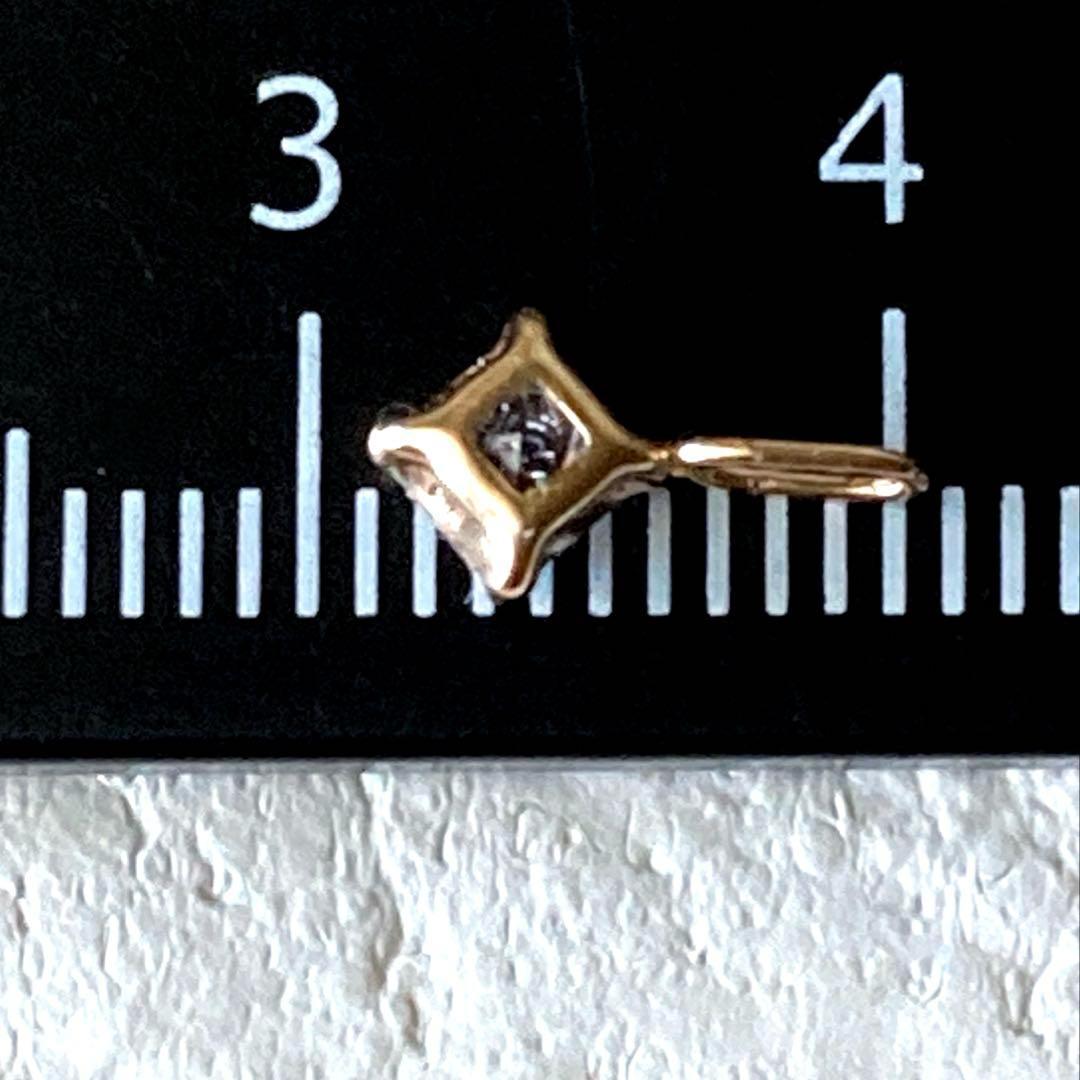 フェナカイト 10金 ペンダントトップ スクエア