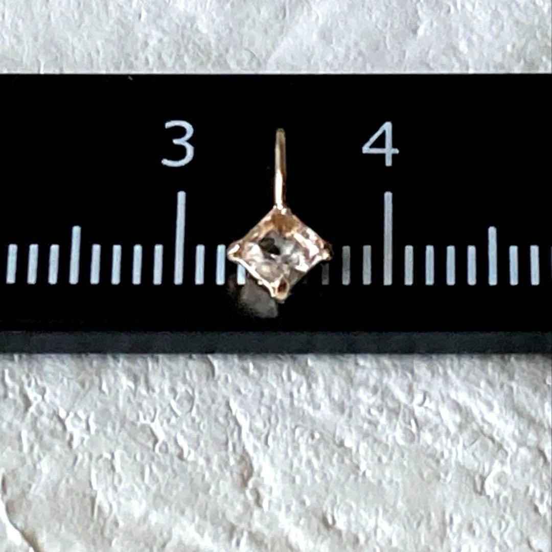 フェナカイト 10金 ペンダントトップ スクエア