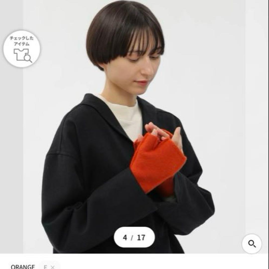 MHL. FELTED DRY WOOL マフラー　グローブ　セット