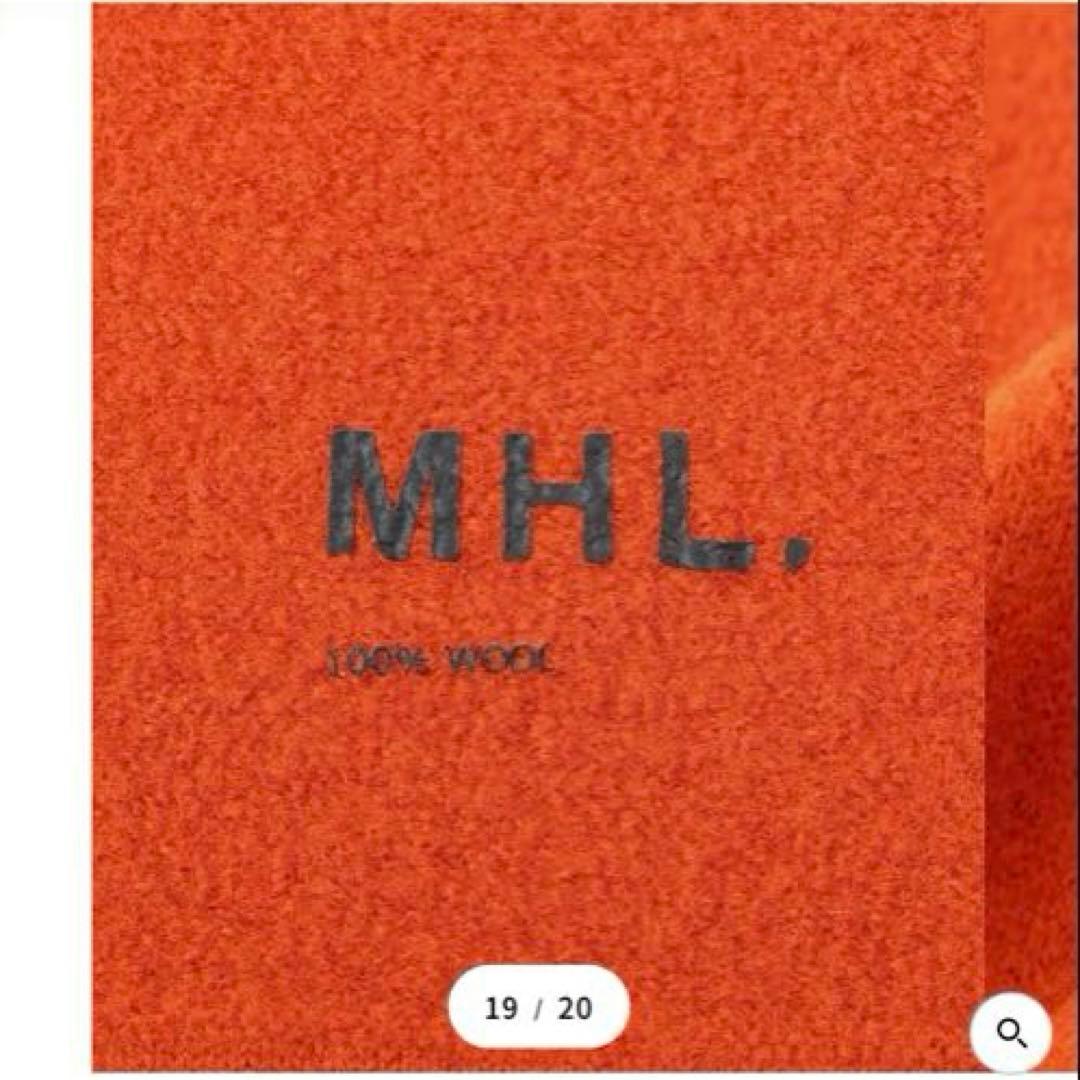 MHL. FELTED DRY WOOL マフラー　グローブ　セット