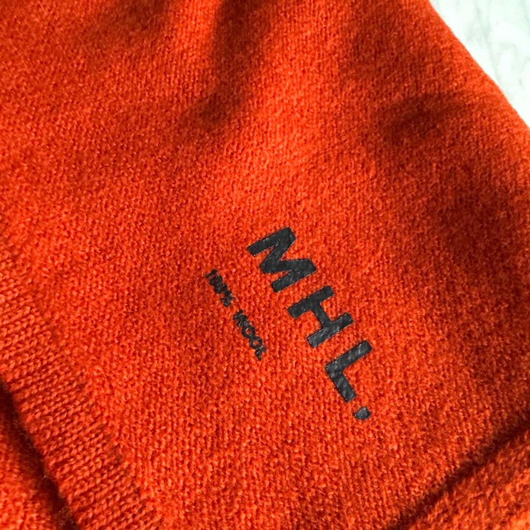 MHL. FELTED DRY WOOL マフラー　グローブ　セット