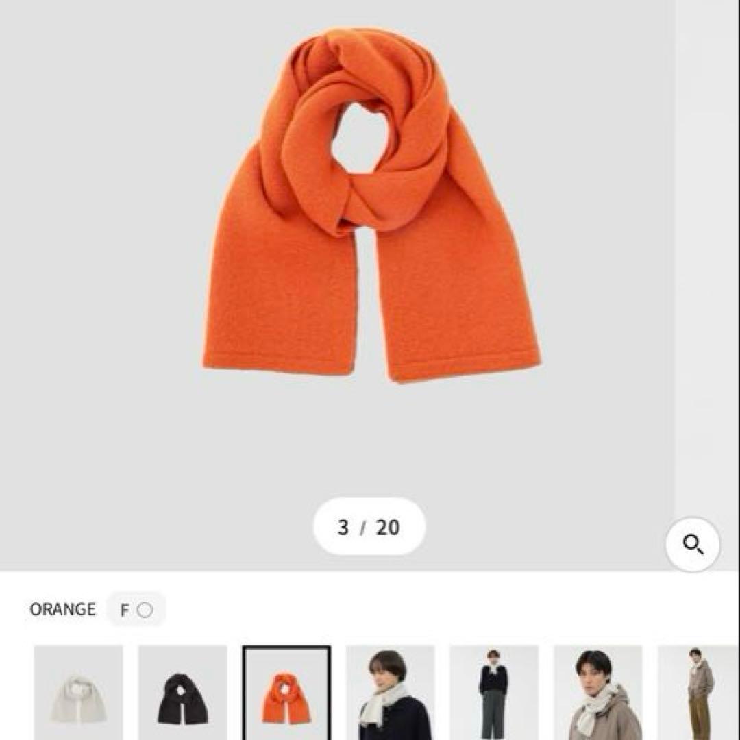 MHL. FELTED DRY WOOL マフラー　グローブ　セット