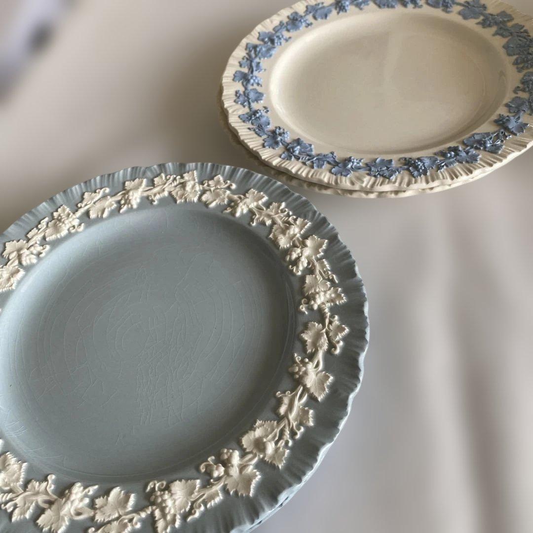 アンティーク　ウェッジウッド　クイーンズウェア　5枚