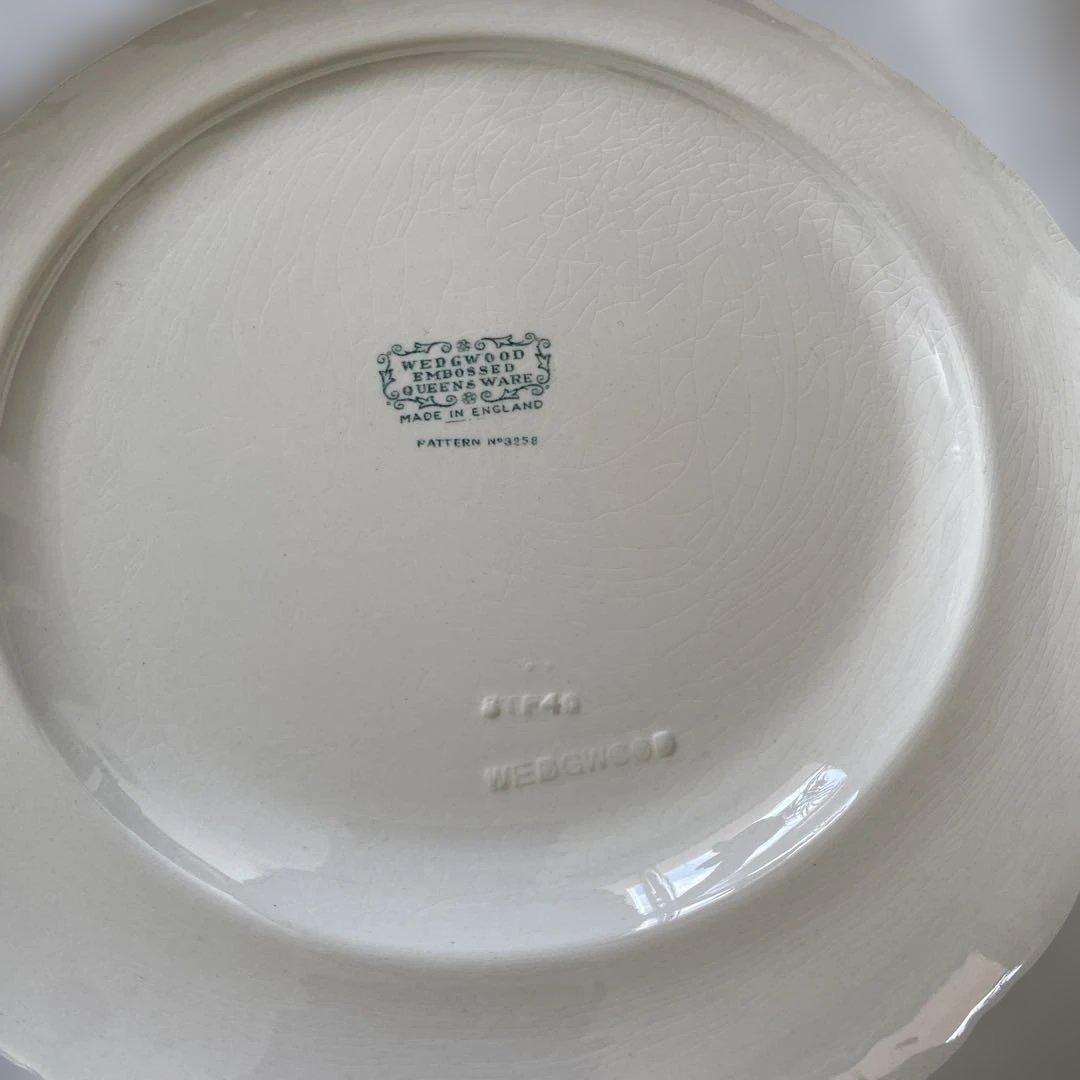 アンティーク　ウェッジウッド　クイーンズウェア　5枚