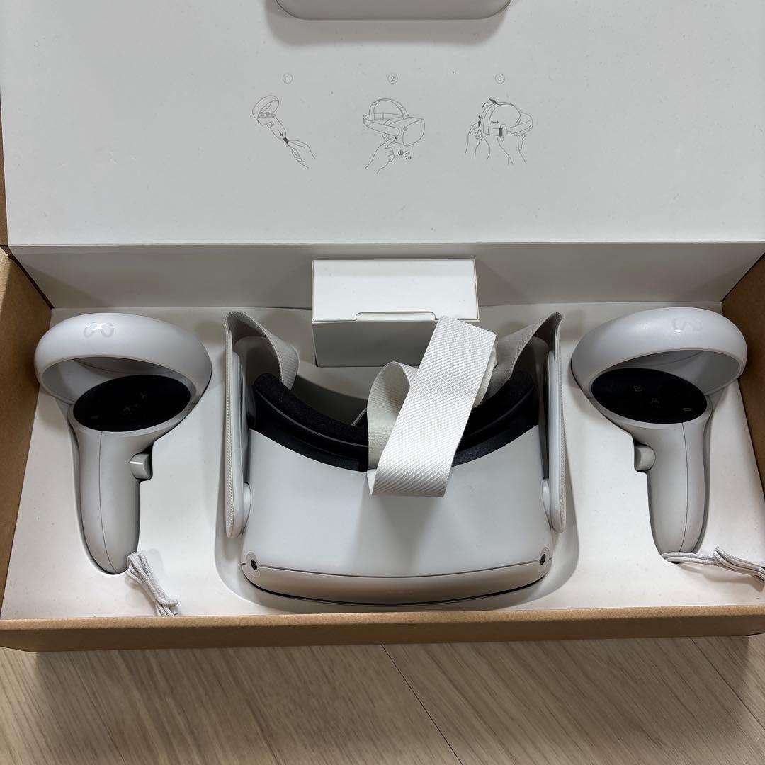 【美品】 Quest 2 128GB（メタクエスト2）VRヘッドセット