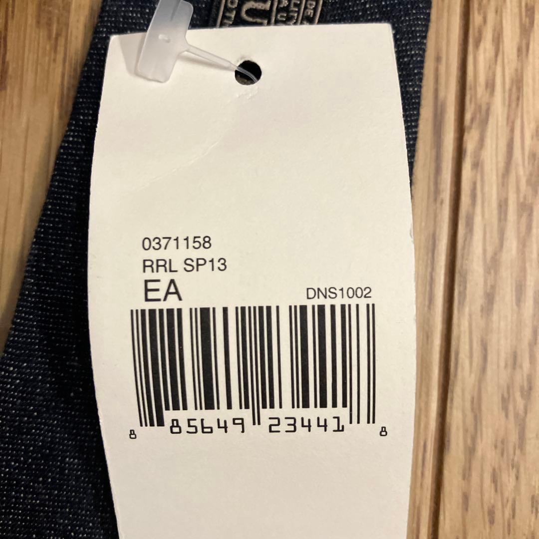 デッドストック RRL インディゴ デニム ネクタイ ダブルアールエル
