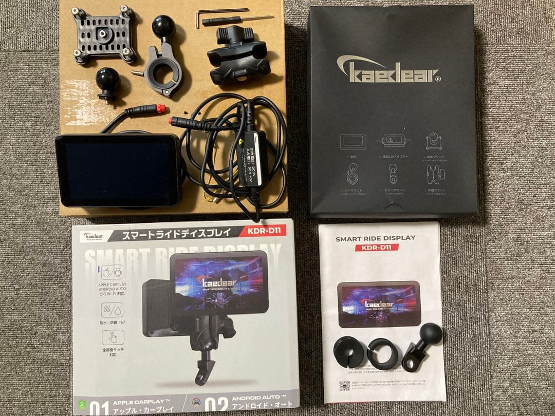 ★良品★ カエディア スマートライドディスプレイ 4.5インチ KDR-D11