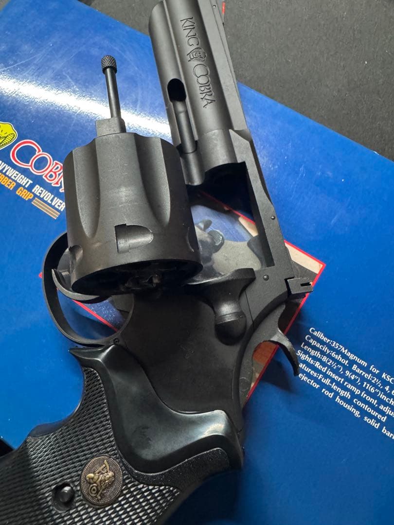 KSC コルト キングコブラ モデルガン 4インチ HW